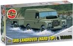 LWB Landrover (Hard Top) & Trailer 1:76 